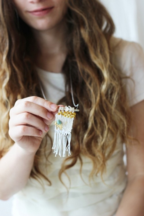 Whimsy And Original DIY Woven Necklace